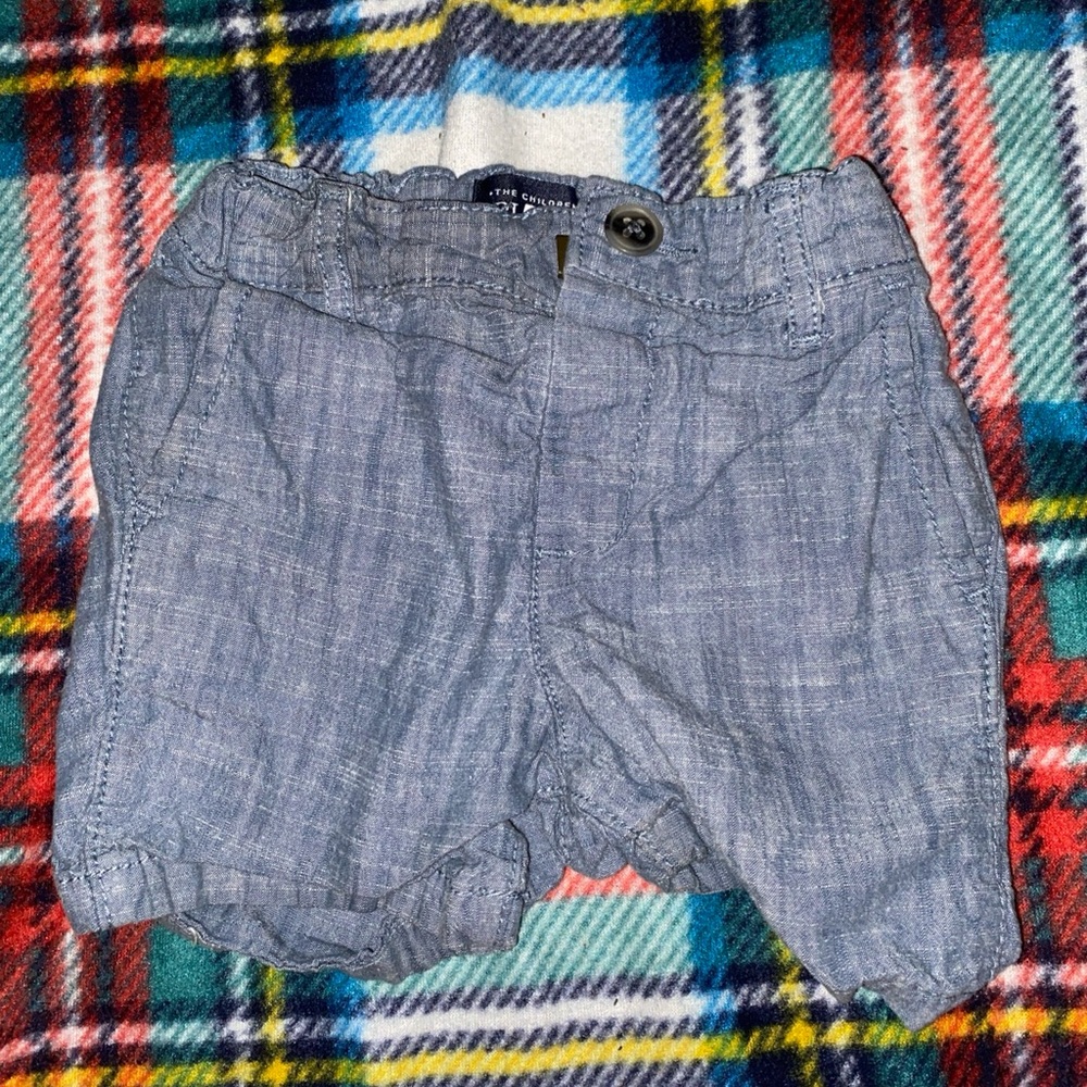 The Children's Place Blue Chambray Shorts